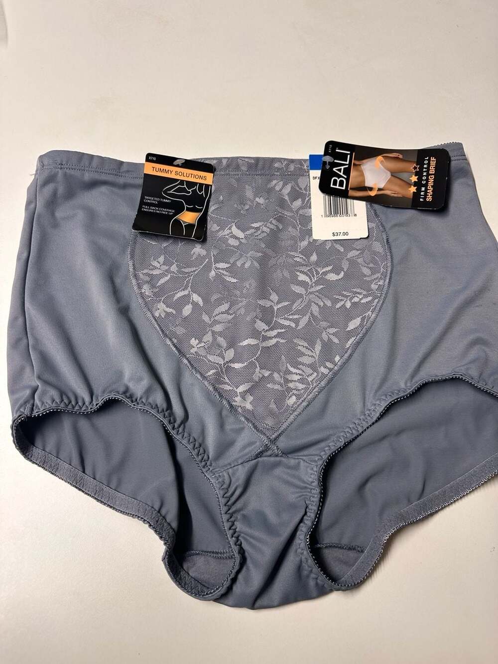 Bali Firm Control Shaping Brief DFX710 Grey Lace Tummy Solutions